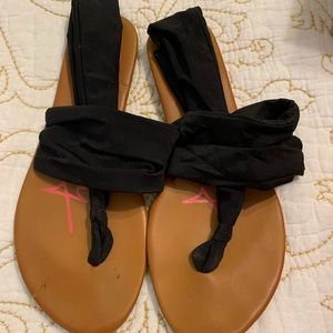 Black sandals